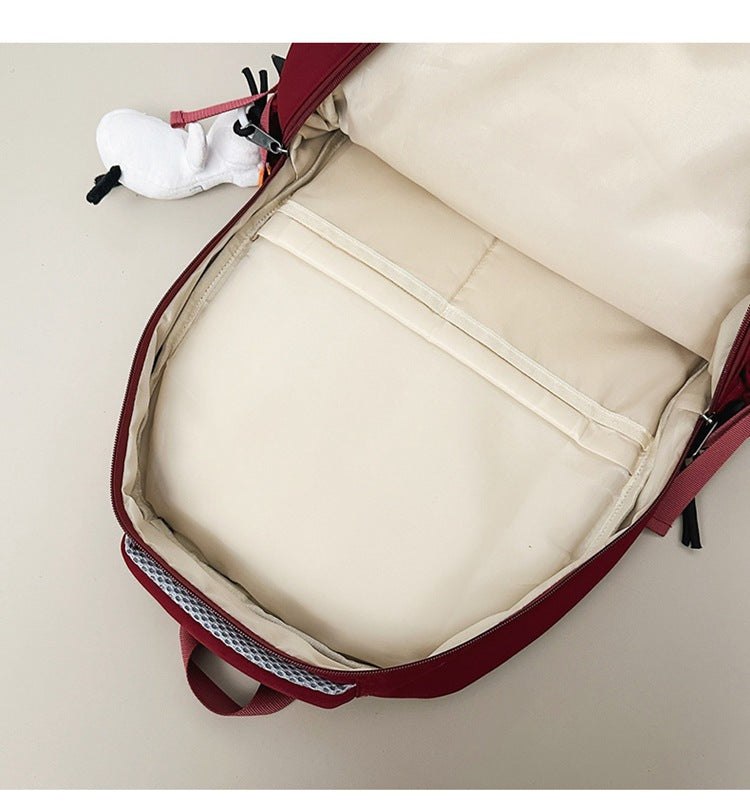 致青春|潮流雙肩包男大容量休閒旅行背包質感百搭初高中生大學生書包「9020-135」25.09-5