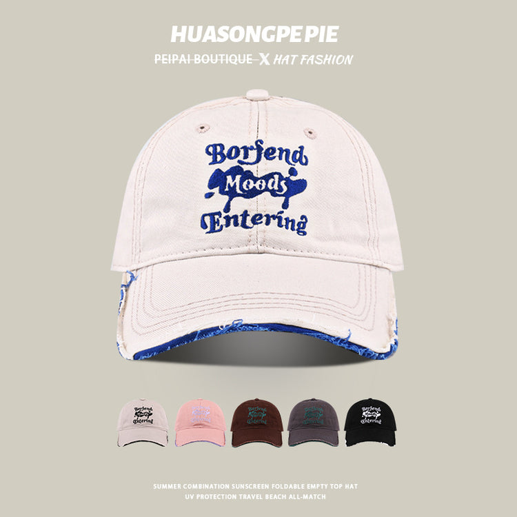 流行帽子|帽子春夏帽子遮陽帽女防曬防紫外線時尚遮臉鴨舌帽戶外學生棒球帽「C3656」24.02-2