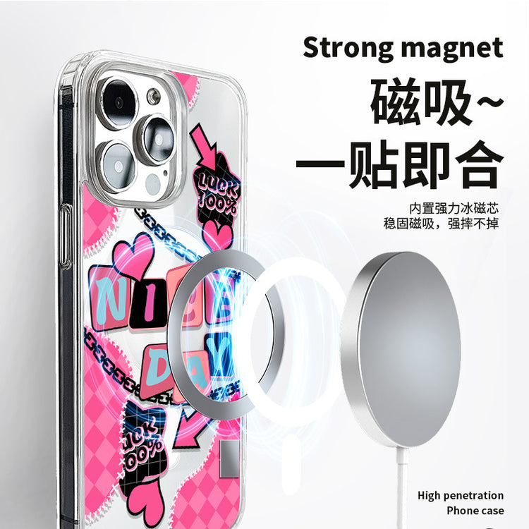 手機殼|iPhone16Pro二合一磁吸手機殼蘋果14/15適用13/12Pro代發「ZQ0111」24.11-3