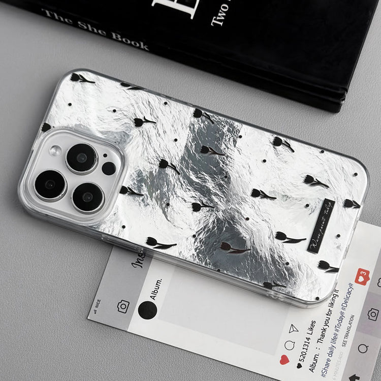 手機殼|蘋果16手機殼iPhone14冰川紋11Pro適用15Promax日韓ins風12「LR1298」24.12-4