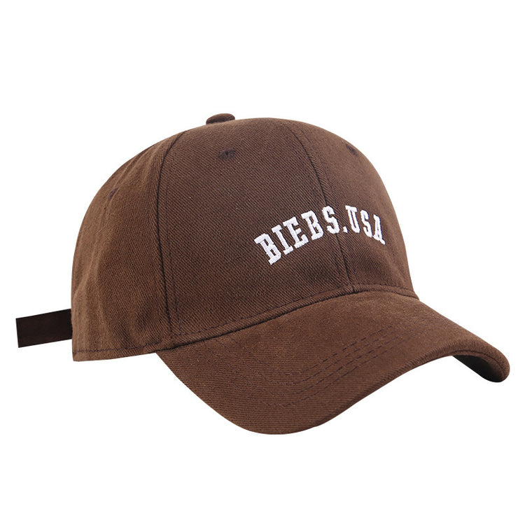 流行帽子|大頭圍顯臉小帽子女美式休閒棒球帽學生情侶百搭鴨舌帽戶外遮陽帽「C5106」25.03-3