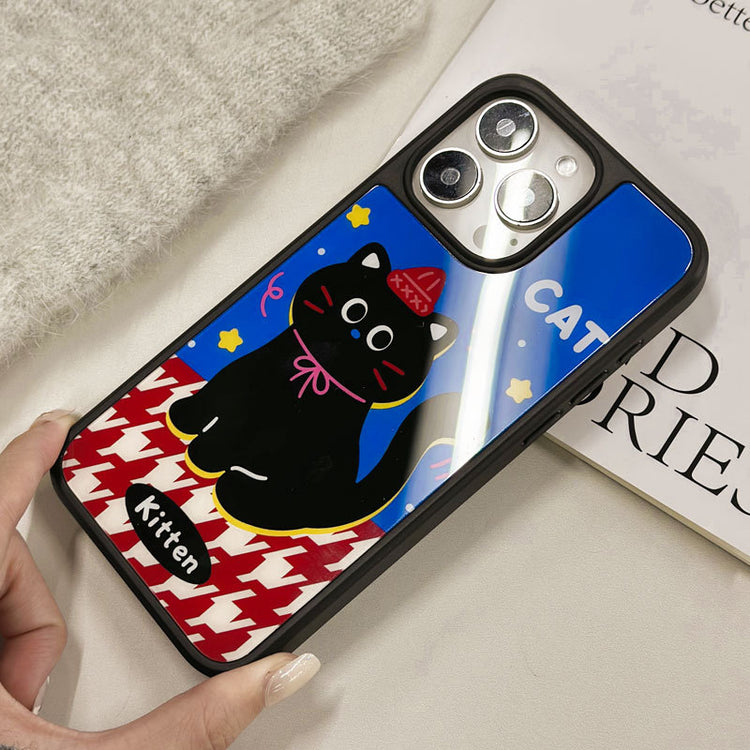 手機殼|iPhone15Promax蘋果13手機殼16磁吸光面碳纖紋殼12適用小米14「WYB0983」25.02-1