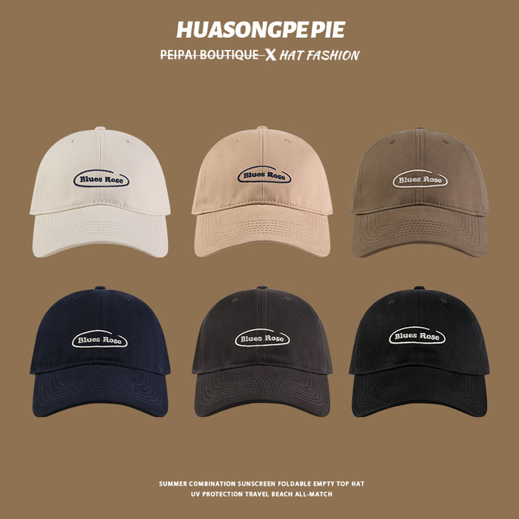 流行帽子|帽子棒球帽女夏季顯臉小防紫外線遮陽帽戶外騎行百搭鴨舌帽太陽帽「C4062」24.06-3