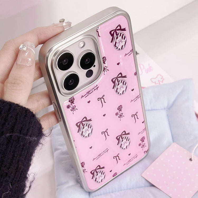 手機殼|蘋果16Proma手機殼15適用iPhone14pro電鍍銀邊滴膠13小米14「LR1417」25.03-4