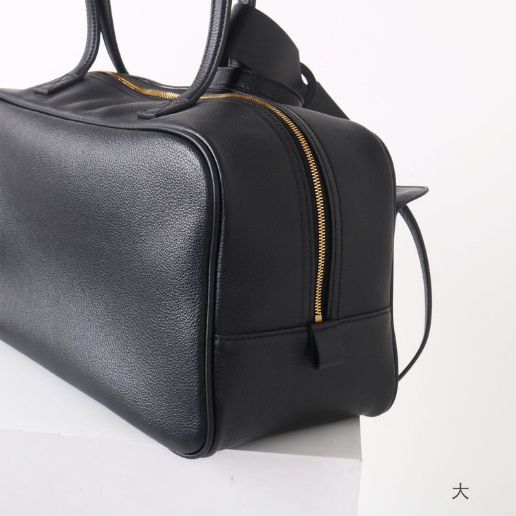 質感真皮|2025全新百搭輕奢小眾高級感波士頓大包肩托特枕頭通勤保齡球包「6163」25.07-1