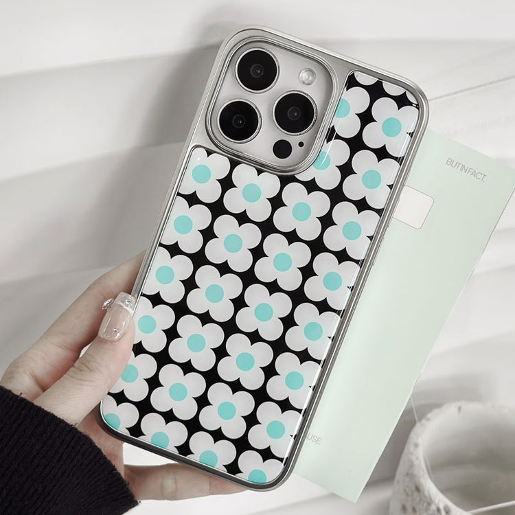 手機殼|蘋果16ProMax條紋13Pro適用蘋果14/13/12電鍍銀邊滴膠「LR1604」25.04-4