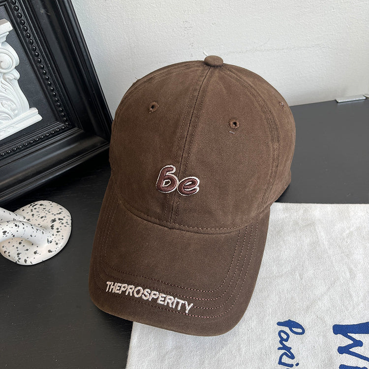 流行帽子|韓版棒球帽春夏時尚字母刺繡鴨舌帽百搭學生顯臉小戶外遮陽防曬帽「C4887」24.12-5