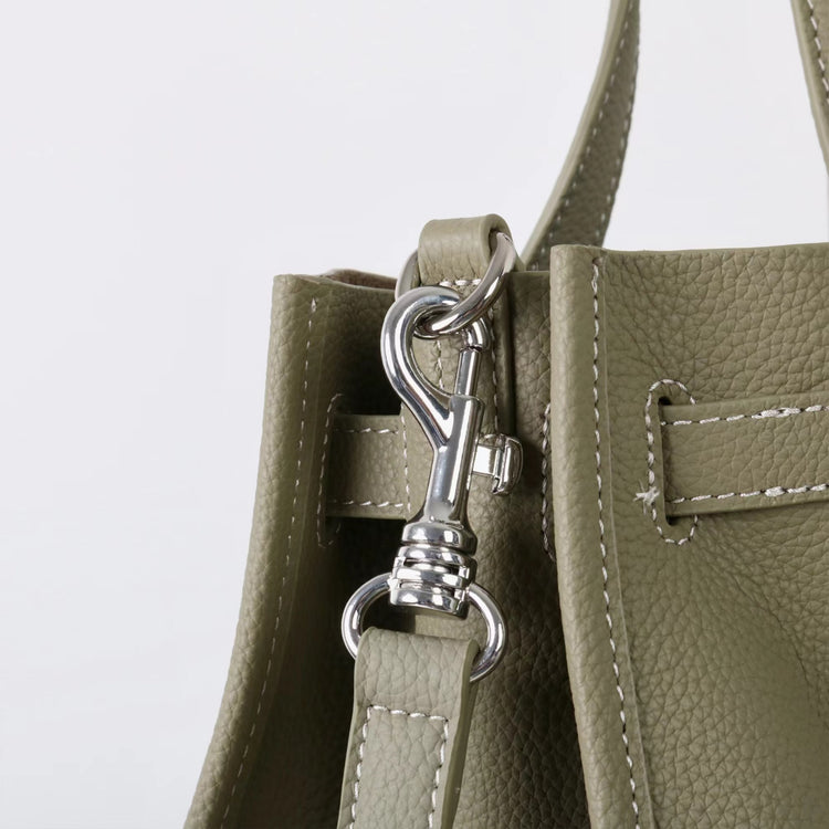 質感真皮|2025新款百搭高級大容量時尚手拎單肩斜背包通勤真皮女包質感「52930 523006」25.05-1