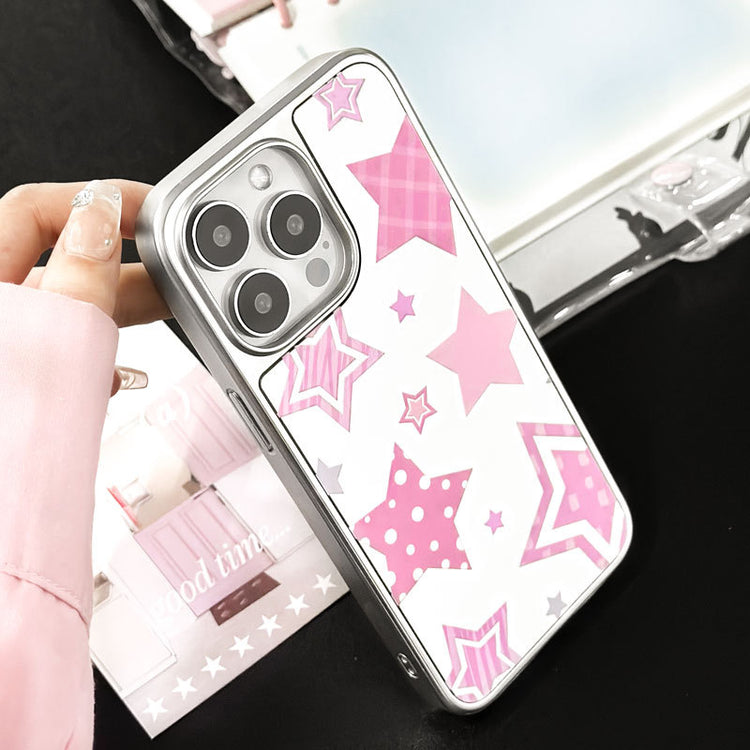 手機殼|14Pro適用iPhone15磁吸蘋果16手機殼鏡面碳纖紋殼華為P70小米「LR1769」25.06-4