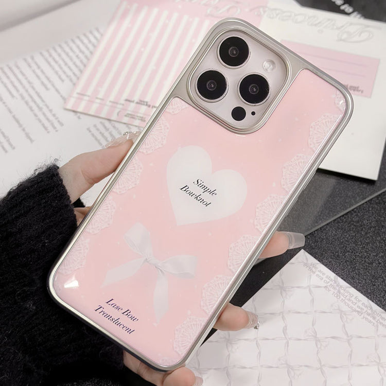 手機殼|蘋果16手機殼15適用iPhone14pro電鍍銀邊滴膠13華為mate60「LR1368」25.03-4