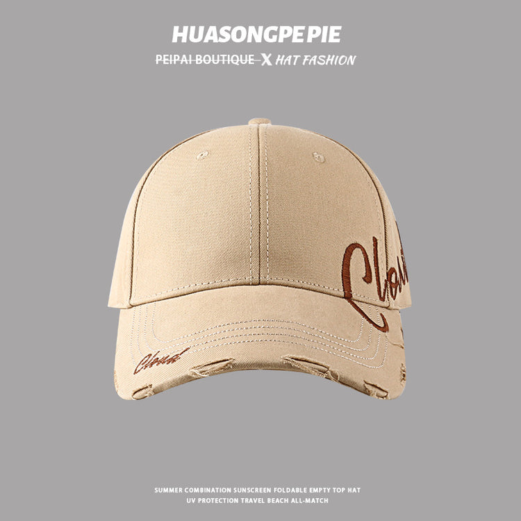 流行帽子|棒球帽女百搭浪漫休閒帽學生情侶顯臉小鴨舌帽硬頂潮流遮陽帽男「C3725」24.03-2