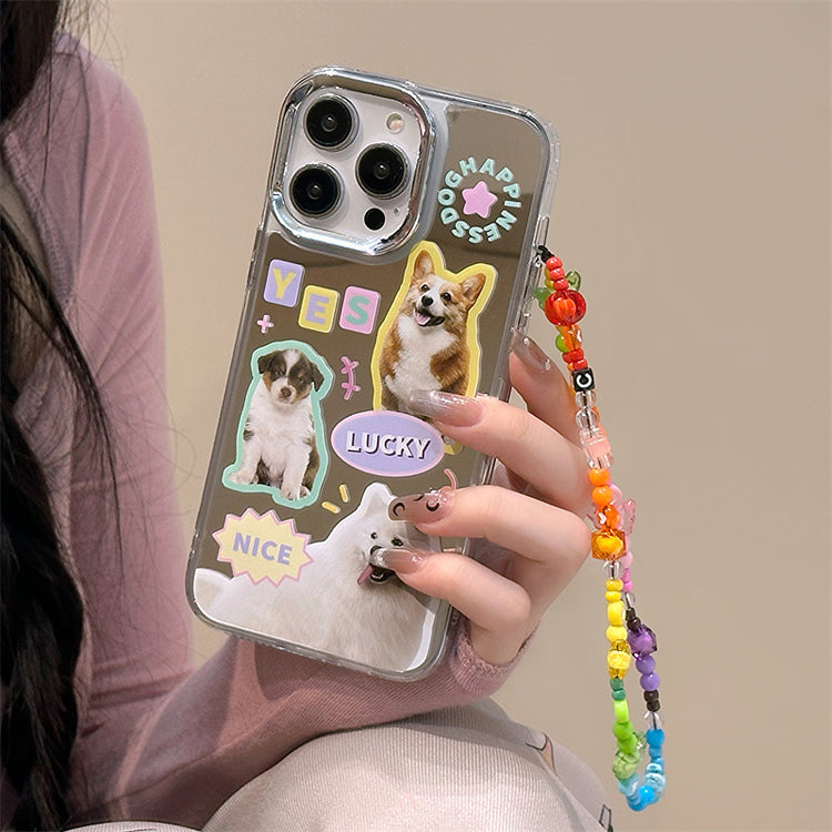 手機殼|iphone15手鍊三合一鏡面14Pro新款蘋果16Promax手機殼批發「WYB0284」25.02-2