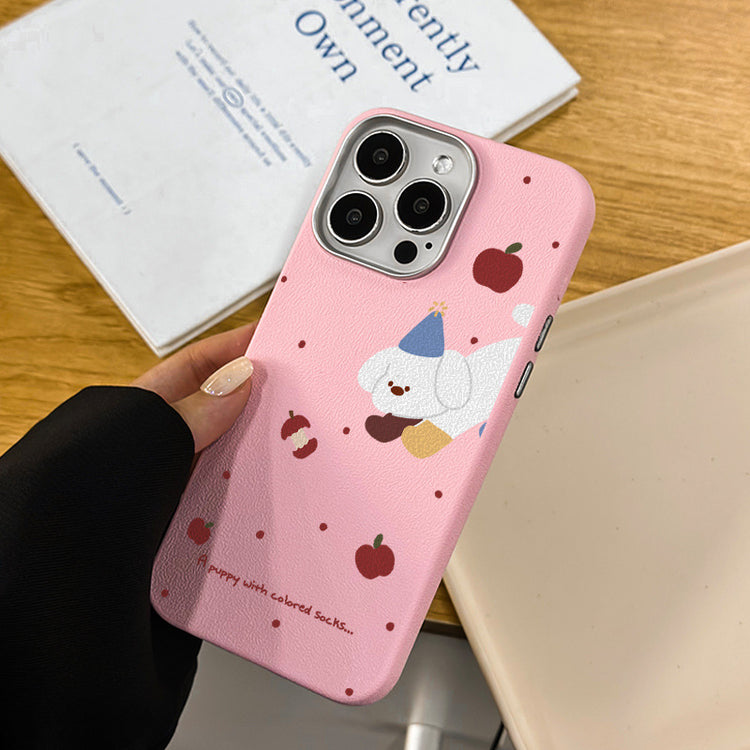 手機殼|iPhone16Promax適用15新款14蘋果13手機殼12銀框皮紋殼11批發「LR1199」25.04-3
