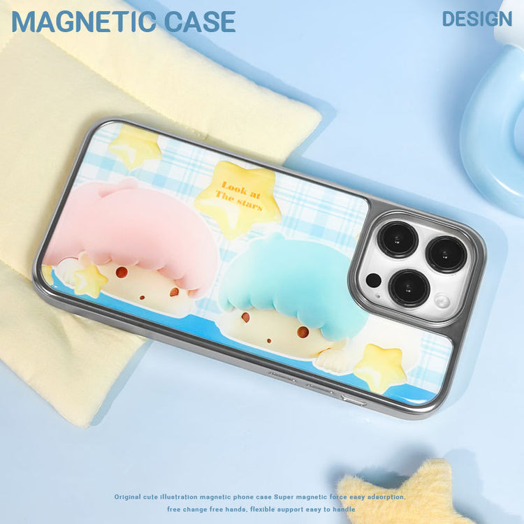 手機殼|iPhone17Pro手機殼15蘋果16適用ins風華為PURA80電鍍銀邊滴膠「LR2005」25.09-3