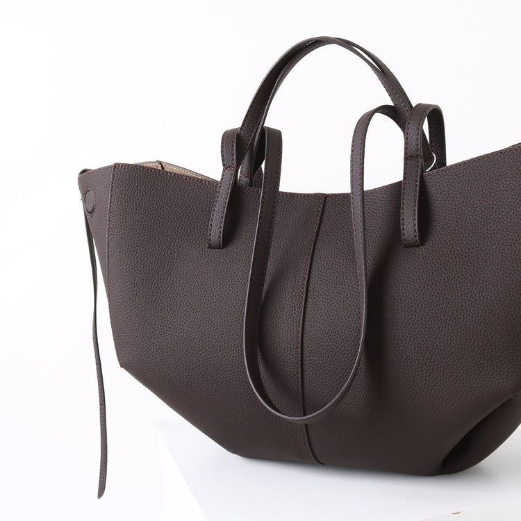 質感真皮|2025新款高級感輕奢頭層牛皮翅膀手提單肩子母通勤包斜挎托特包包「9230」25.11-4