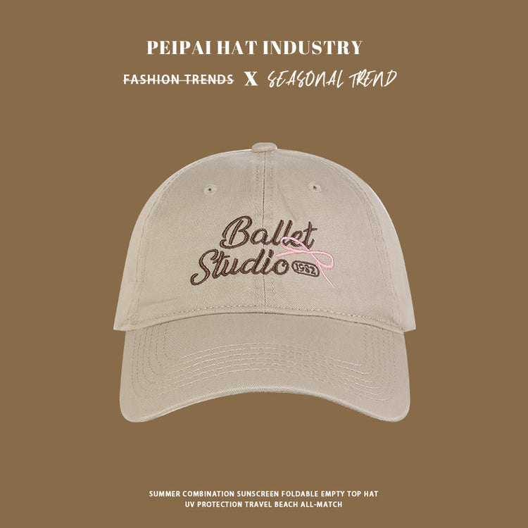 流行帽子|棒球帽女春秋新款休閒防曬帽戶外運動顯臉小時尚遮陽帽鴨舌帽子男「C4361」24.08-4