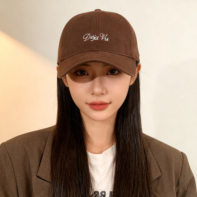 流行帽子|帽子女2025新款加大加深鴨舌帽學生情侶顯臉小寬帽檐大頭圍棒球帽「C5875」25.12-1