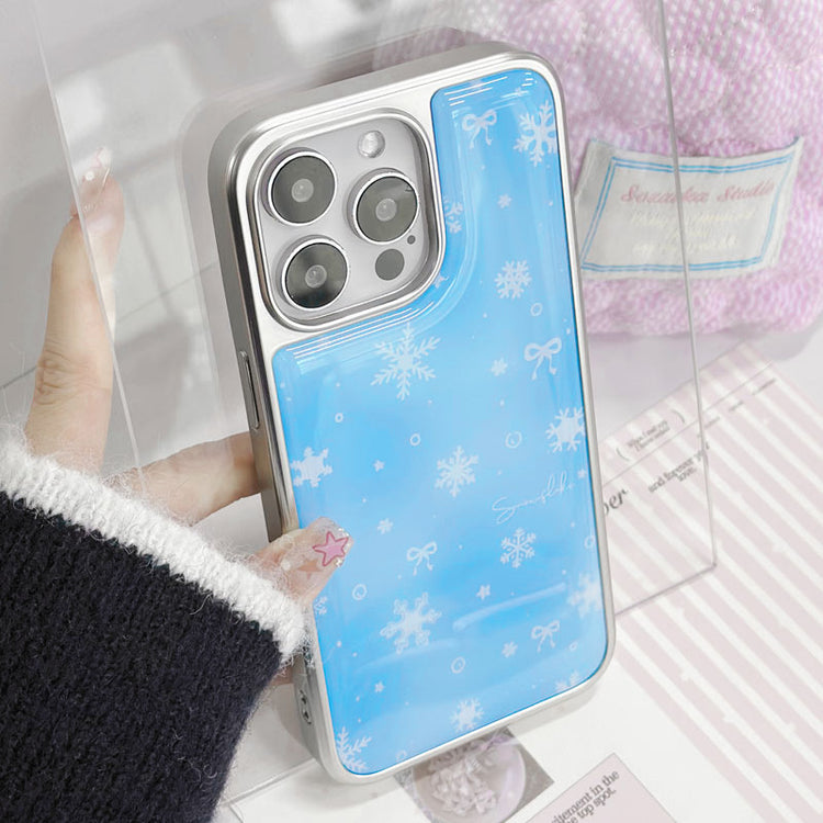 手機殼|15蘋果13Promax適用iPhone16pro電鍍銀邊滴膠手機殼14華為P70「LR1383」25.03-2