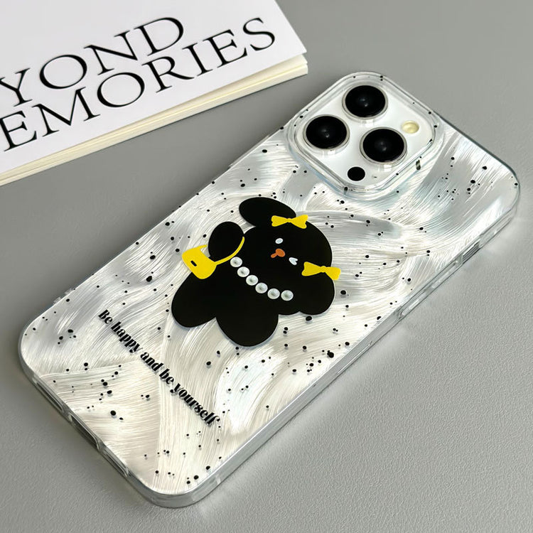 手機殼|iPhone16pro羽紗蘋果15手機殼14保護套12適用13Pro大孔透明11「WL0213」24.10-2