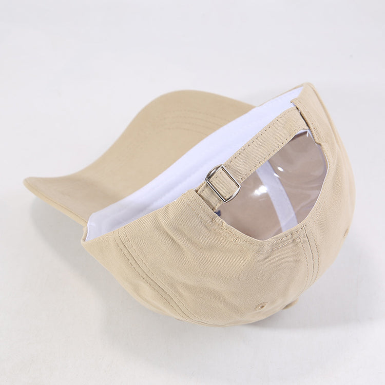 流行帽子|美式刺繡顯臉小小眾帽子女字母鴨舌帽百搭棒球帽情侶防曬遮陽帽男「C5261」25.05-2