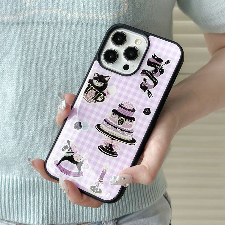 手機殼|蘋果13手機殼女適用iPhone15Promax卡通華為mate60pro滴膠殼「LR0871」24.08-1