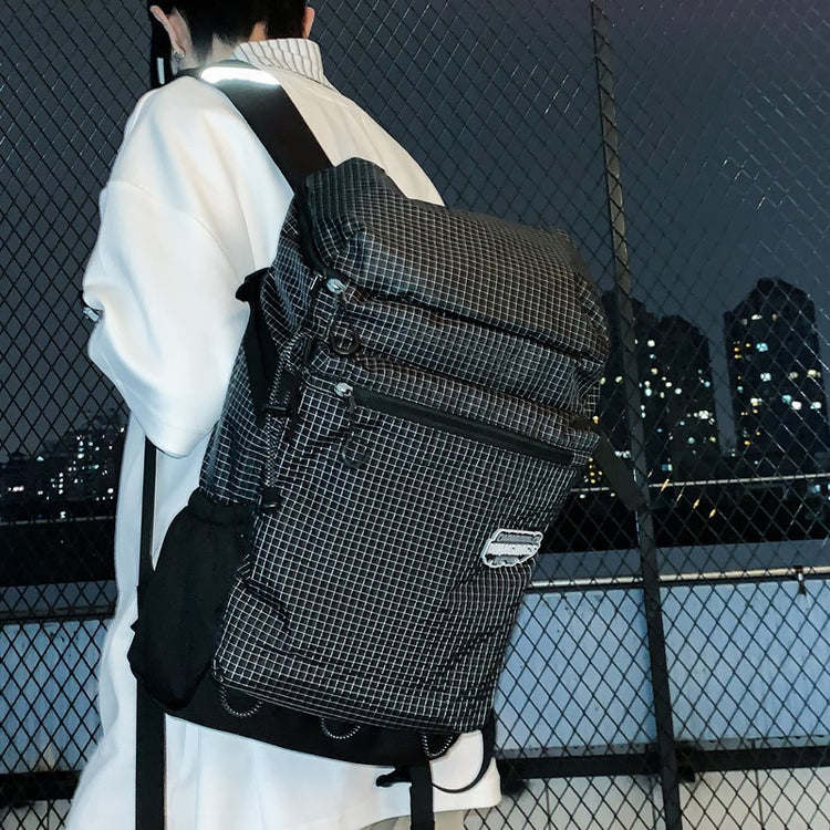 致青春|時尚大容量雙肩包輕便休閒旅行背包高級感小眾設計感通用登山包「802-101」25.12-2