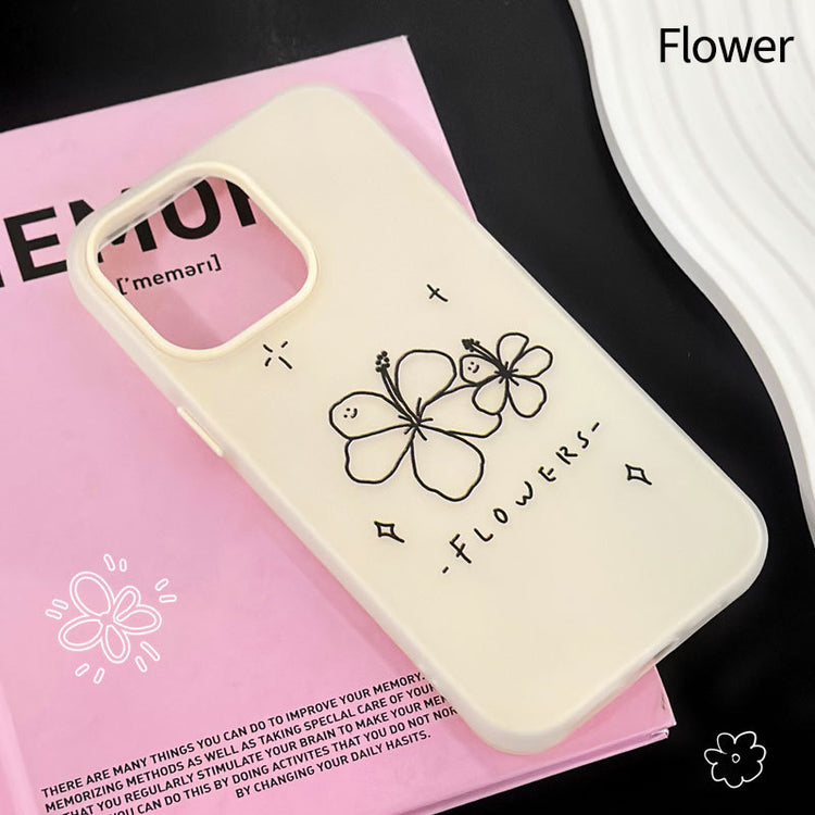 手機殼|蘋果13手機殼iPhone16pro硅膠14Plus膚感果凍14適用12女款11「LR1881」25.08-3
