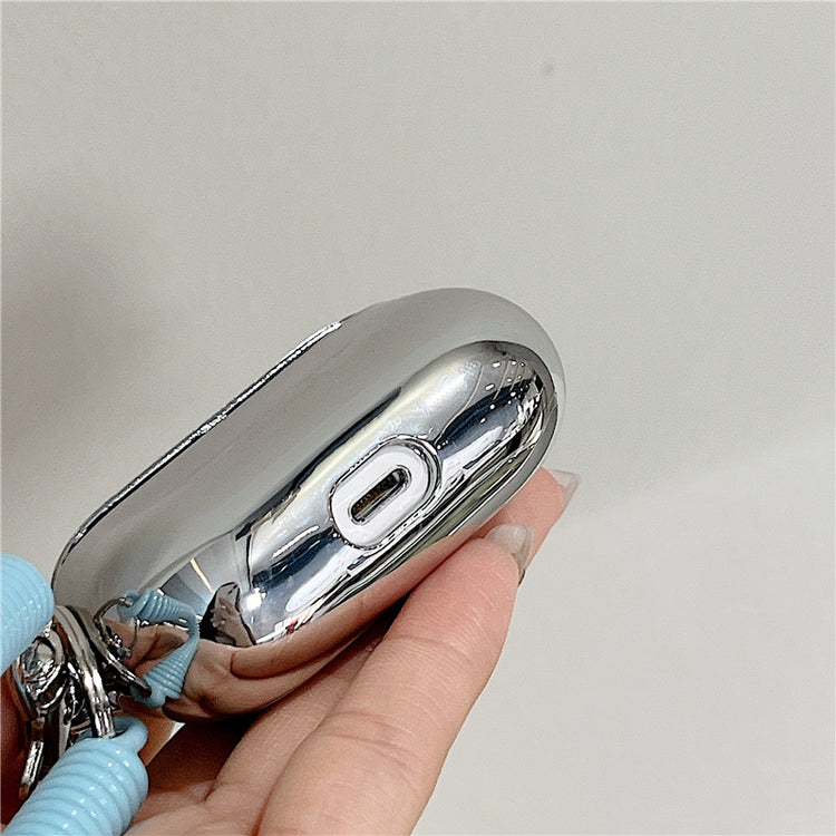 耳機套|適用airpods棋盤格蘋果藍牙電鍍耳機套airpodspro掛繩2/3代「BQ2592」24.07