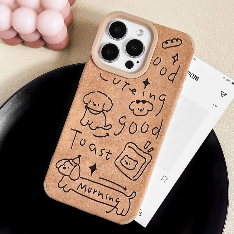 手機殼|iPhone15Promax14貼皮殼蘋果16手機殼適用13Pro保護套12/11「LR1238」24.12-3