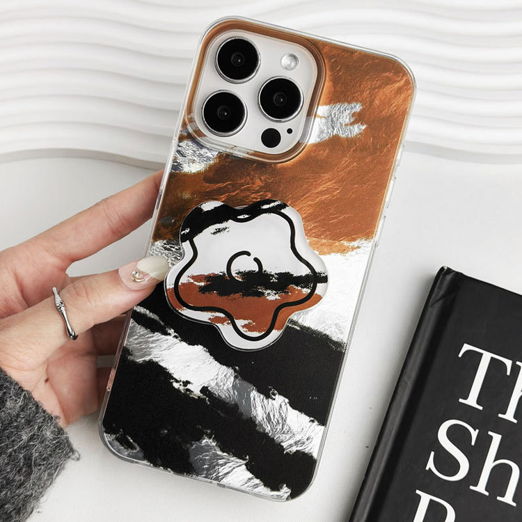 手機殼|iPhone16手機殼14Pro冰川紋蘋果15Promax支架13新款12適用11「LR1329」24.12-5