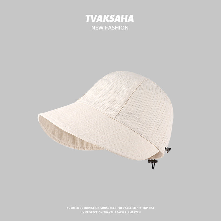 流行帽子|帽子女夏季防曬漁夫帽學生戶外防紫外線顯臉小趙露思同款休閒遮陽「C3934」24.08-4