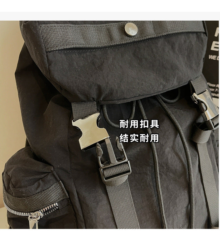 致青春 | 大容量學生書包戶外運動休閒旅遊登山包簡約百搭通勤雙肩背包批發「3558-128」25.08-3