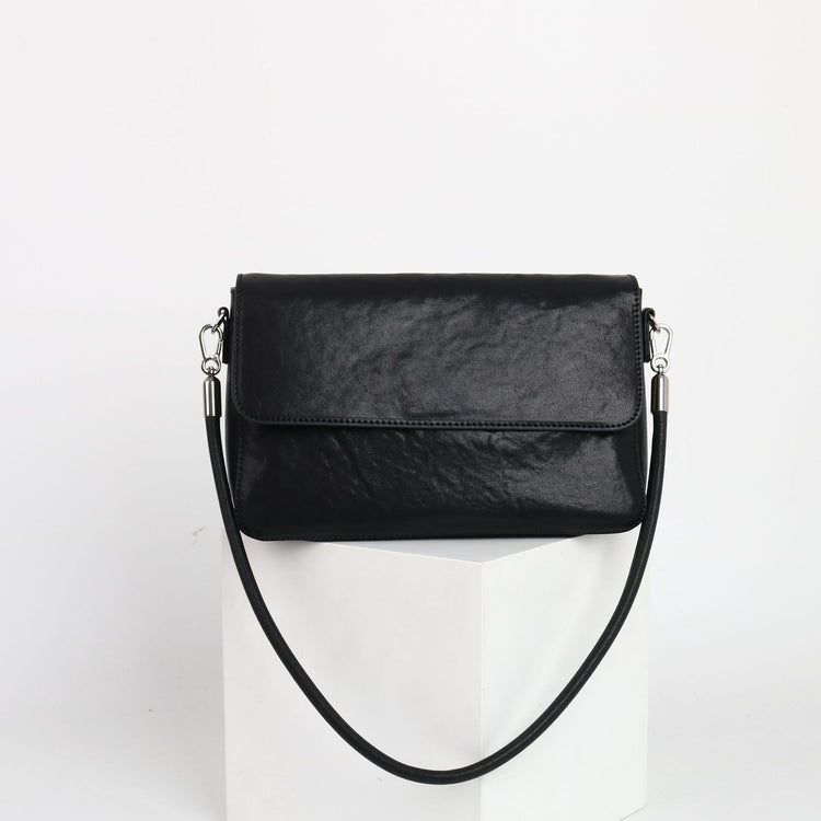 質感真皮|2024新款百搭ins復古頭層植鞣牛皮高級感包簡約時尚單肩斜背包「M-132#」24.07-3