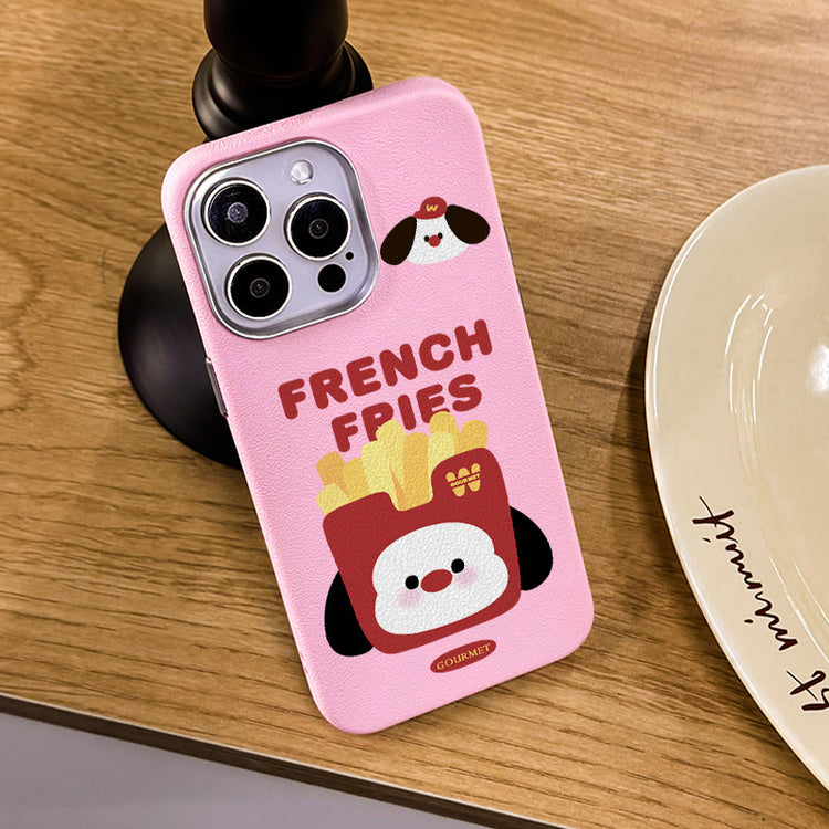 手機殼|iPhone16適用15批發14蘋果13Promax手機殼12銀框皮紋殼11卡通「LR1177」25.04-3