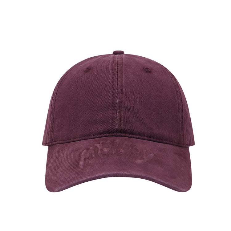 流行帽子|早春新款棒球帽子女純棉軟頂寬檐顯臉小遮陽帽學生穿搭鴨舌帽子男「C4883」24.12-5