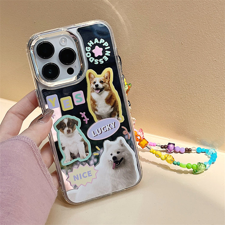 手機殼|iphone15手鍊三合一鏡面14Pro新款蘋果16Promax手機殼批發「WYB0284」25.02-2