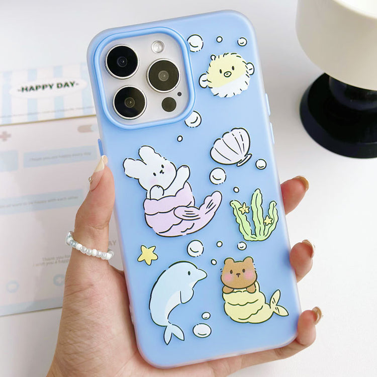 手機殼|iPhone16pro手機殼14Pro蘋果15promax膚感果凍適用12手機繩13「WL0351」24.10-1