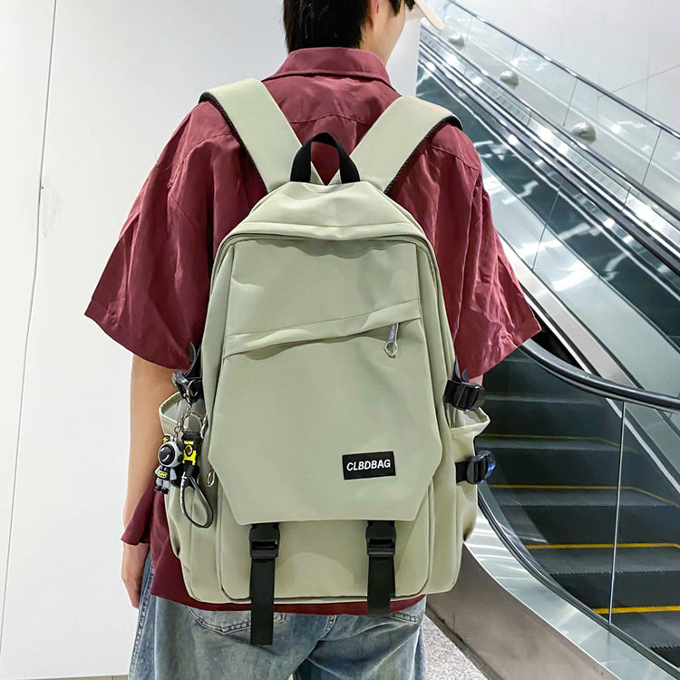 致青春|休閒雙肩包新款國中學生書包女多層套包大容量尼龍雙肩電腦包「2425-131」24.05-3