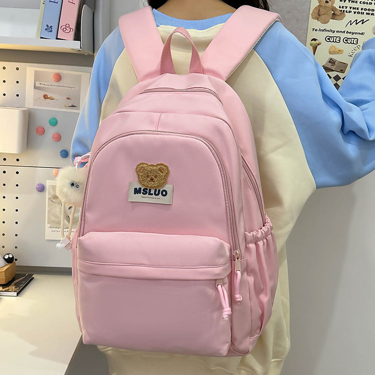 致青春 | 日系ins風軟妹可愛少女雙肩包大學生輕便媽咪包背包小書包女「746-130」24.07-4