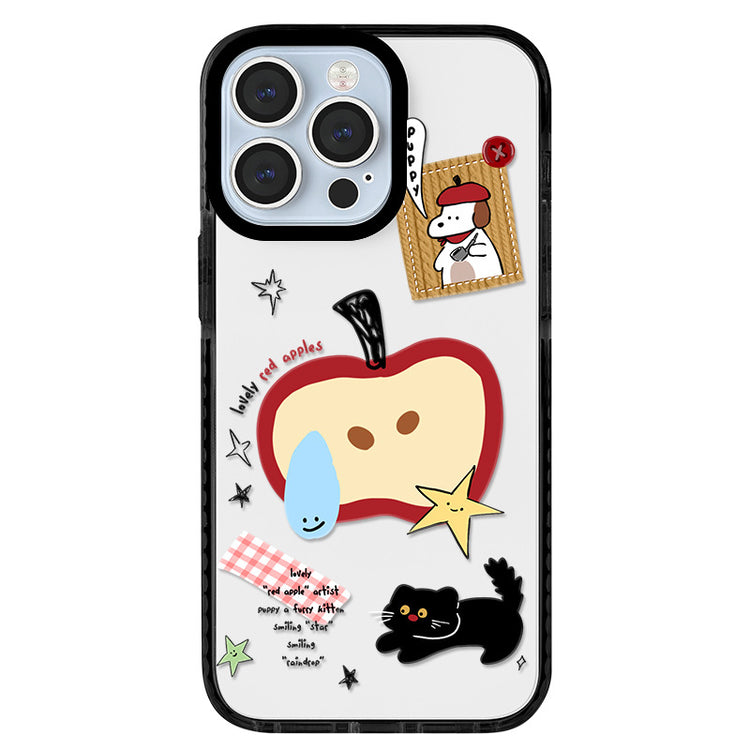 手機殼|iPhone16Pro手機殼ins風蘋果13適用12Promax光油壓克力15plus「LR1816」25.09-1