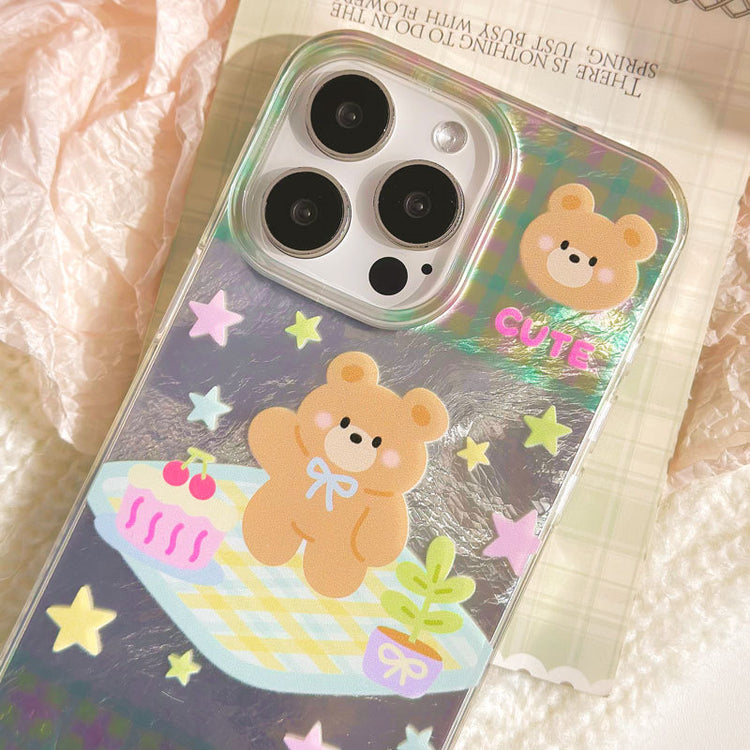 手機殼|15Promax可愛13卡通12適用iPhone14Pro冰川紋11蘋果16手機殼「WYB0955」25.02-1