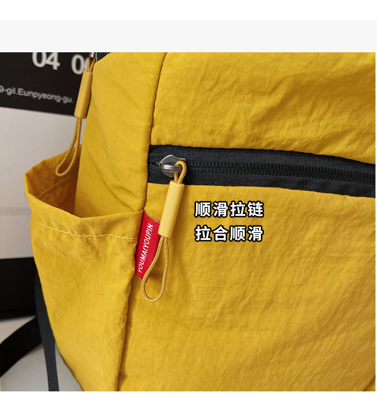 致青春|戶外旅行雙肩包女可折疊輕便運動背包男簡約休閒旅行大容量登山包「2569-123」25.09-3