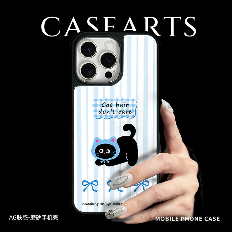 手機殼|iPhone16手機殼12適用15卡通14蘋果13Promax磁吸AG磨砂碳纖紋「WYB2010」25.05-1