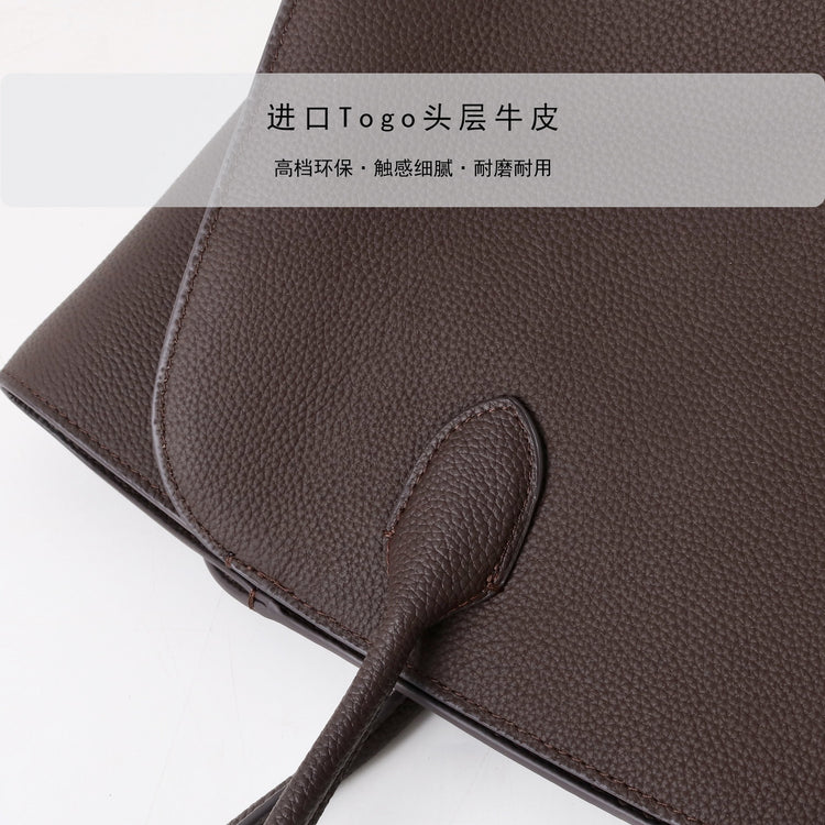質感真皮 | 2025新款Togo頭層牛皮歐美大包手提包單肩包女翅膀包爆款高級感「X3958-1 D3957-1」25.09-1