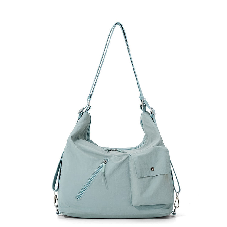 致青春|旅遊輕便單肩包通勤戶外休閒斜背包女2025新款大容量包包女「9765-125」25.09-2