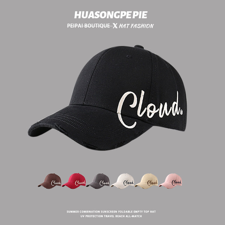 流行帽子|棒球帽女百搭浪漫休閒帽學生情侶顯臉小鴨舌帽硬頂潮流遮陽帽男「C3725」24.03-2