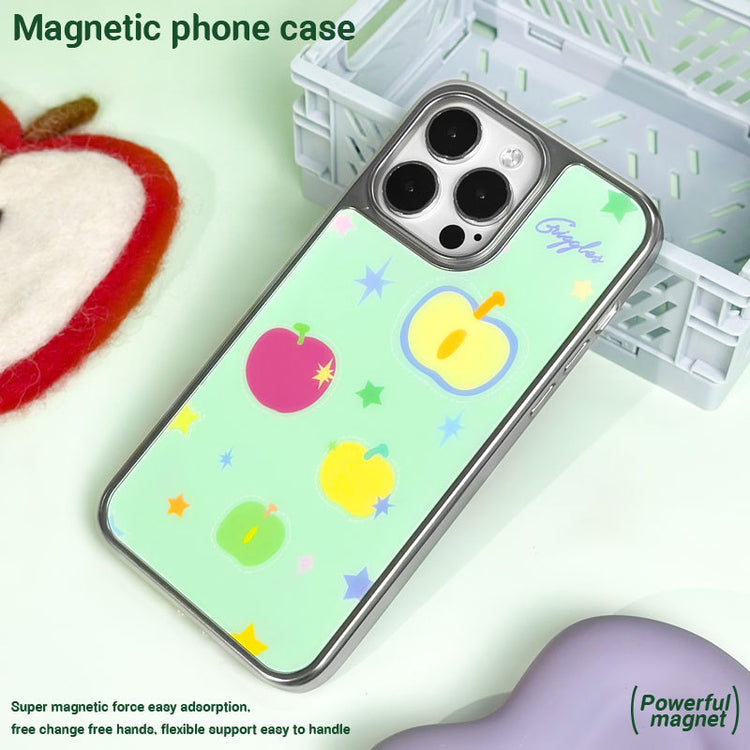 手機殼|iPhone17Promax磁吸AG磨砂殼蘋果15手機殼ins風16適華為p80「LR1745」25.09-3