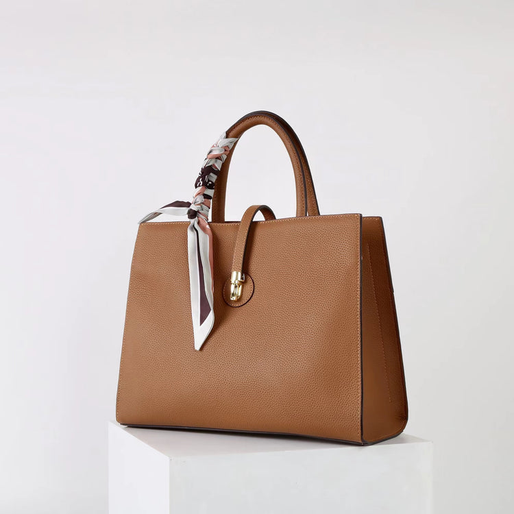 質感真皮|2025春夏新款手提包女士大容量質感單肩包簡約通勤斜背包小眾設計「OS793」25.05-2