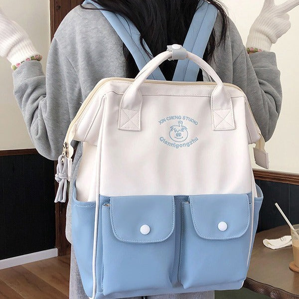 致青春|日系ins書包甜美少女中小學生三到六年級森系小清新學院風雙肩包「875-380」24.04-1