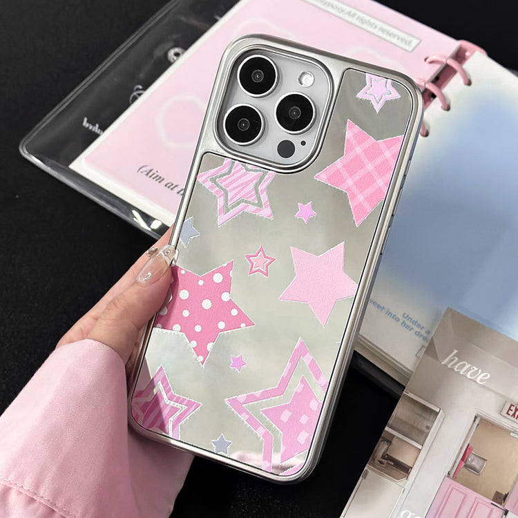 手機殼|14Pro適用iPhone15磁吸蘋果16手機殼鏡面碳纖紋殼華為P70小米「LR1769」25.06-4